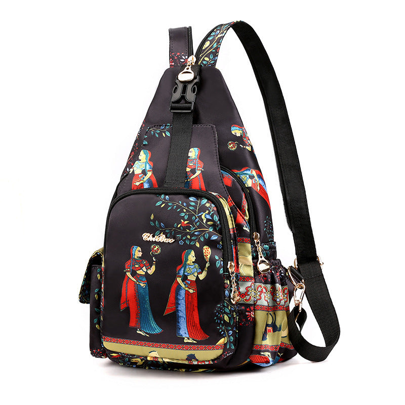 Lengva, vandeniui atspari, daugiafunkcinė kuprinė su spauda-LT