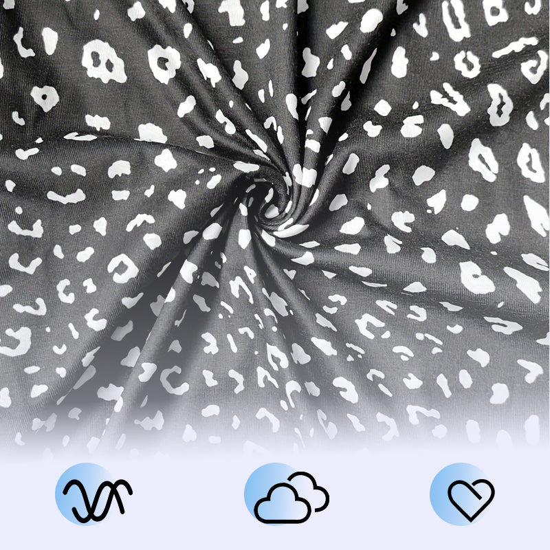 Vestidos de algodón estampados vintage para mujer-ES