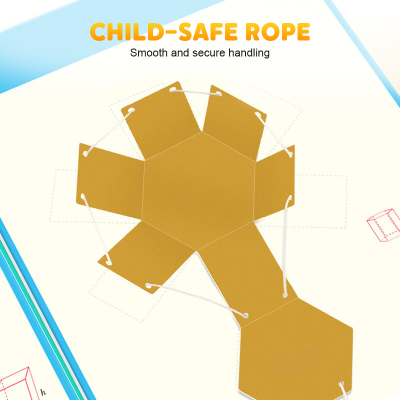 👶✨3D geometrijos mokymosi knyga-LT