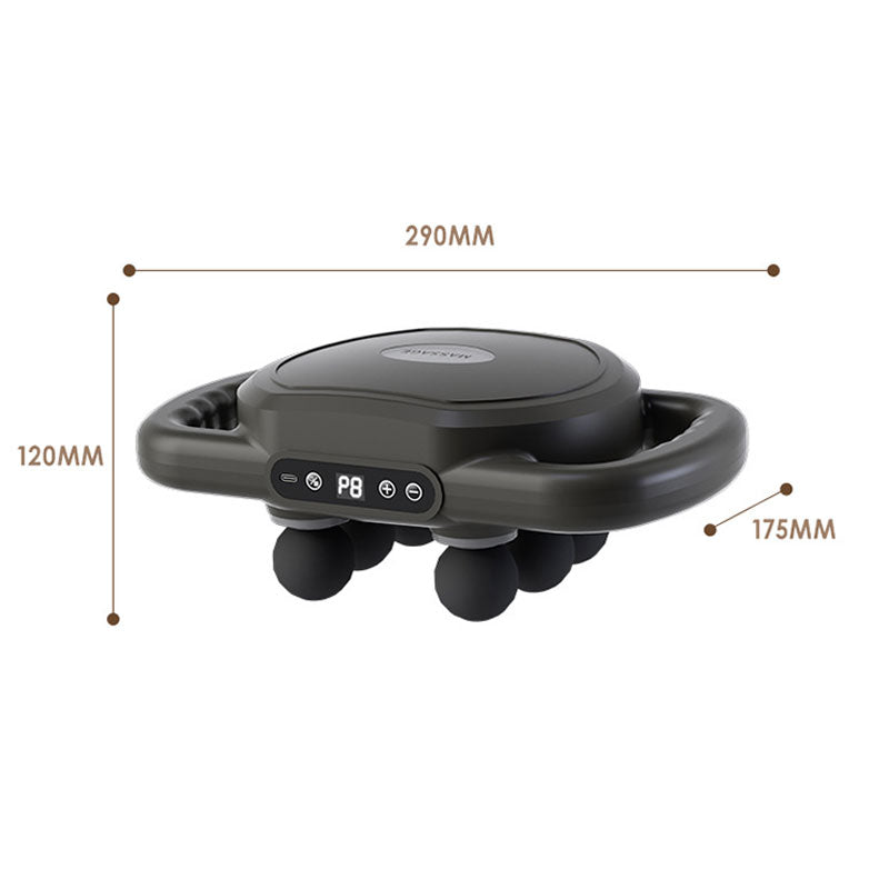 Daugiafunkcis automatinis raumenų masažo pistoletas su 12 galvučių-LT