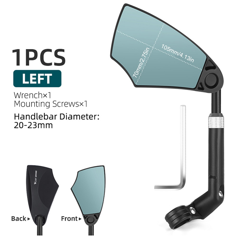 🔥Ogledalo za krmilo kolesa z možnostjo nastavitve za 360°💯-SI