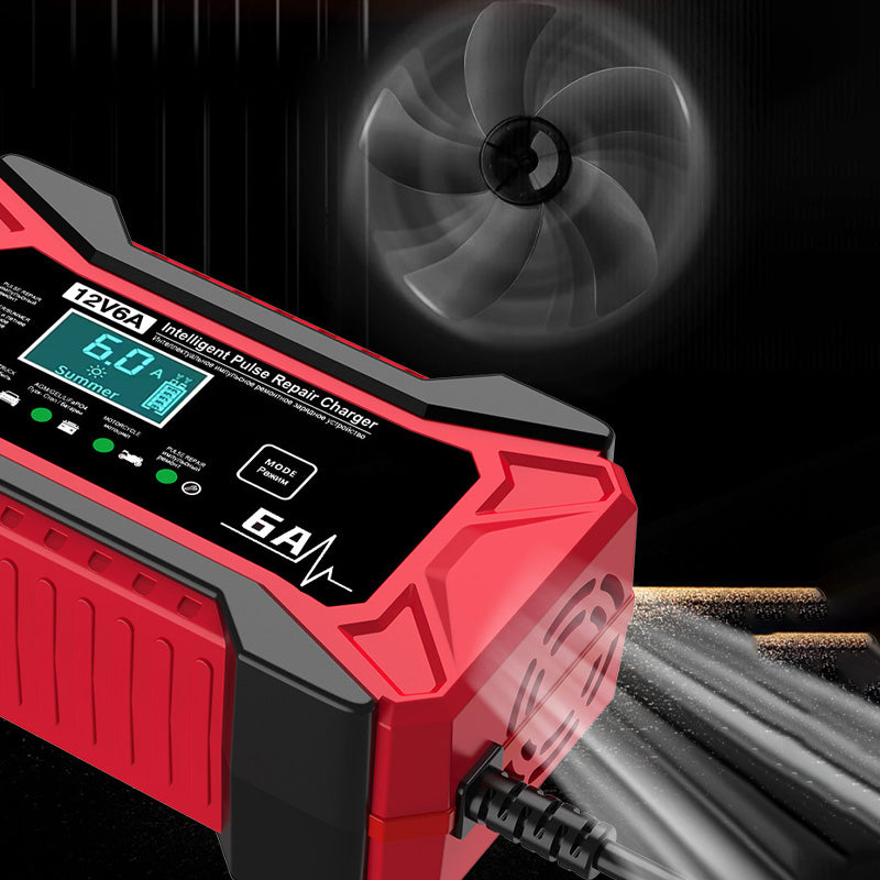 🔥 Cargador inteligente para baterías de coche y moto - 220 V - Enchufe europeo 🚗⚡-ES