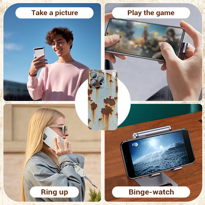 Trdi vintage ovitek za iPhone z rjo-SI