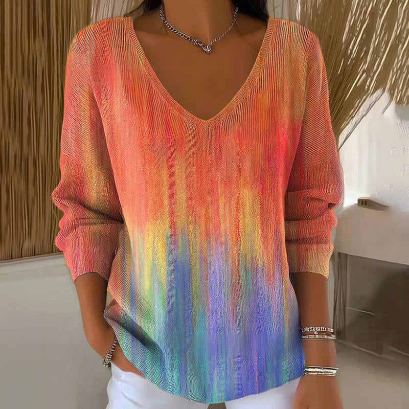 pleten top z dolgimi rokavi-SI