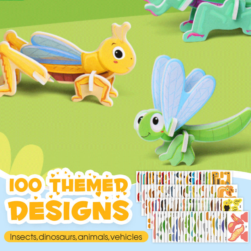 🎨 Rompecabezas educativos 3D para niños-ES