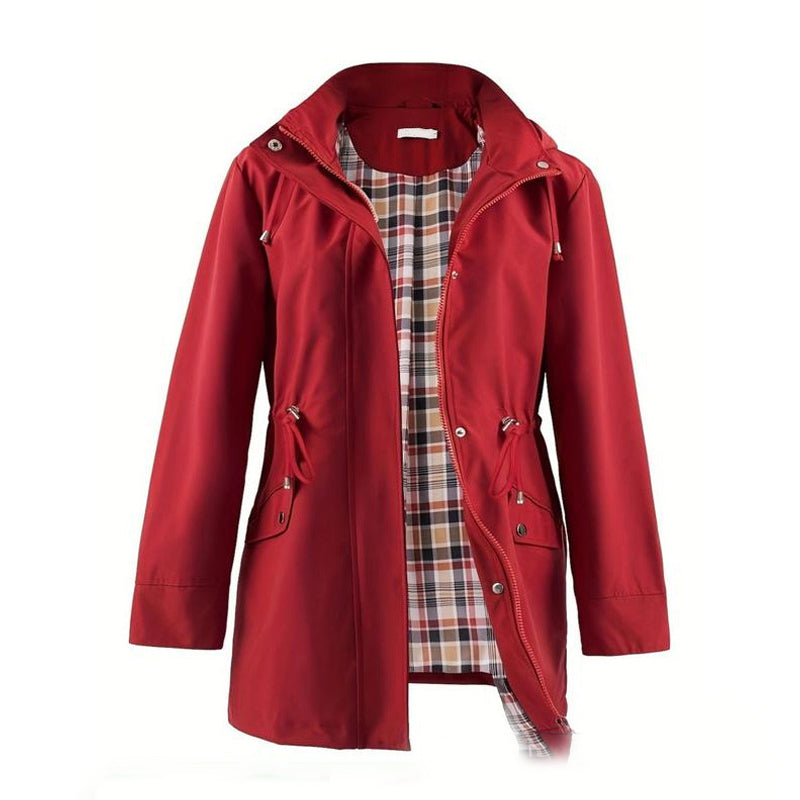 🧥50% popust🌧️💧 Preprosta, vodoodporna in vetrovno odporna jakna, vetrovno odporna jakna s kapuco🍃--SI