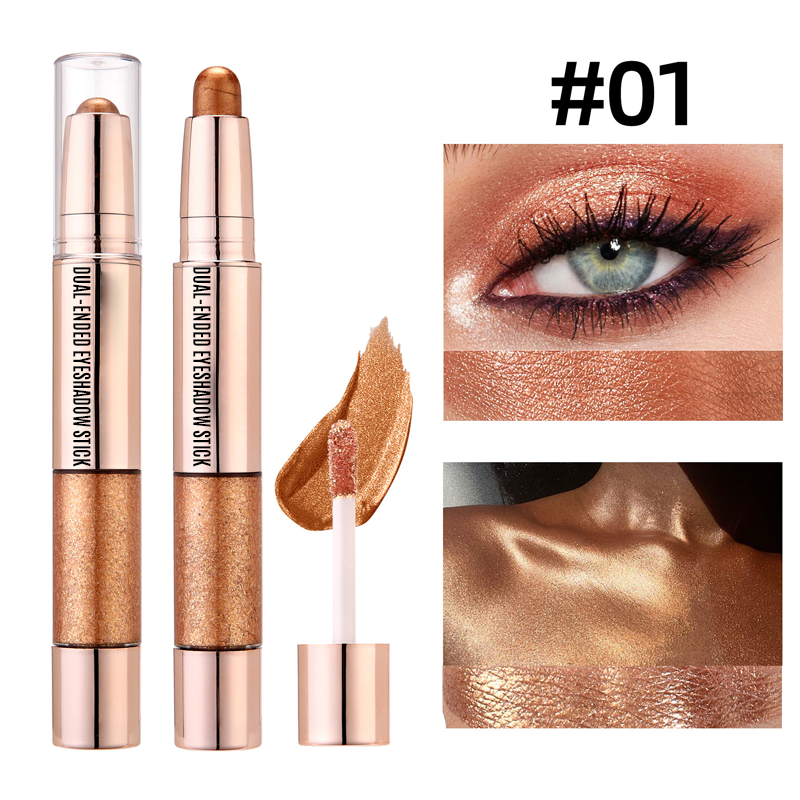 Lápiz de sombra de ojos doble cremoso-ES