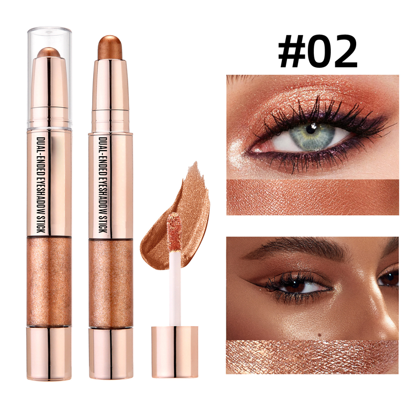 Lápiz de sombra de ojos doble cremoso-ES