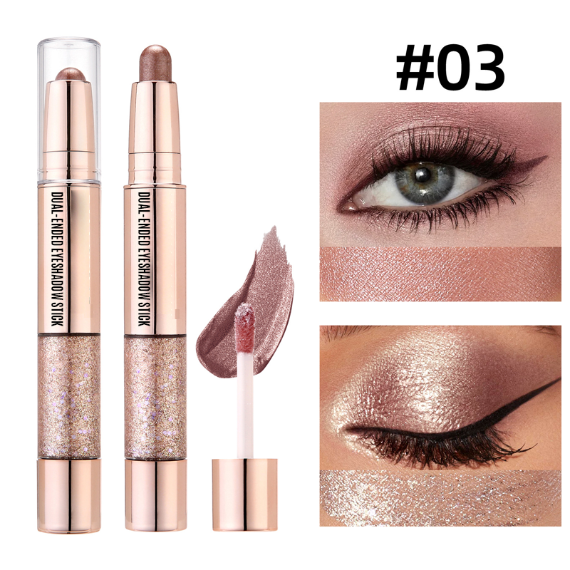 Lápiz de sombra de ojos doble cremoso-ES