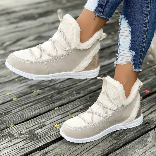 Moteriški laisvalaikio stiliaus ir patogūs aulinukai iki blauzdų vidurio-LT