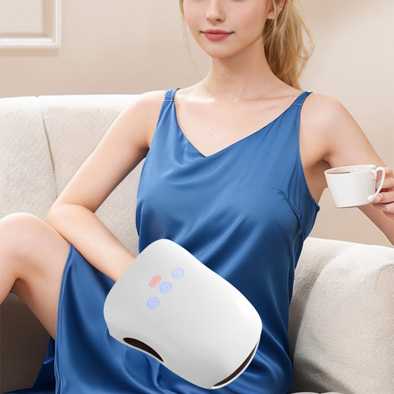 🔥Dile adiós al dolor de manos 🔥 Masajeador de manos inalámbrico con 3 velocidades, calor y compresión-ES