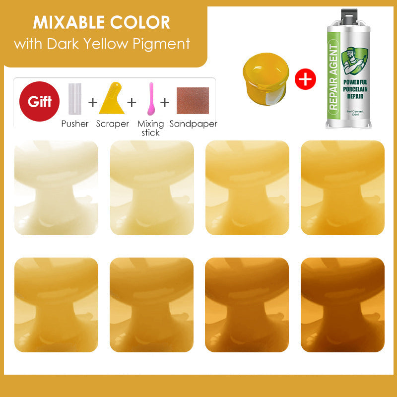 Ισχυρό κιτ επισκευής πορσελάνης - Διπλός σωλήνας-GR