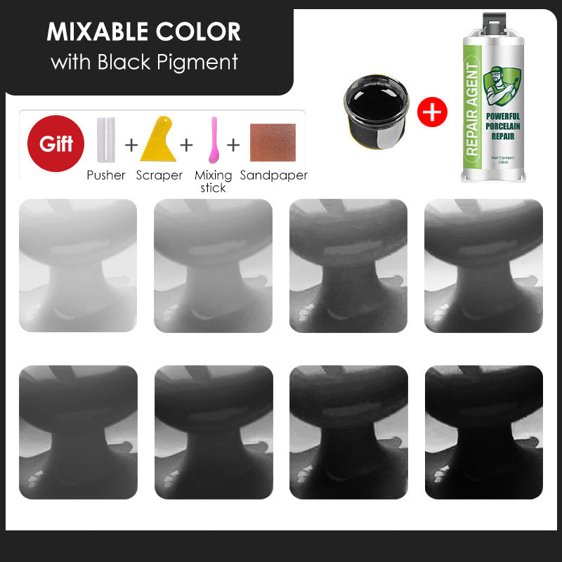 Ισχυρό κιτ επισκευής πορσελάνης - Διπλός σωλήνας-GR