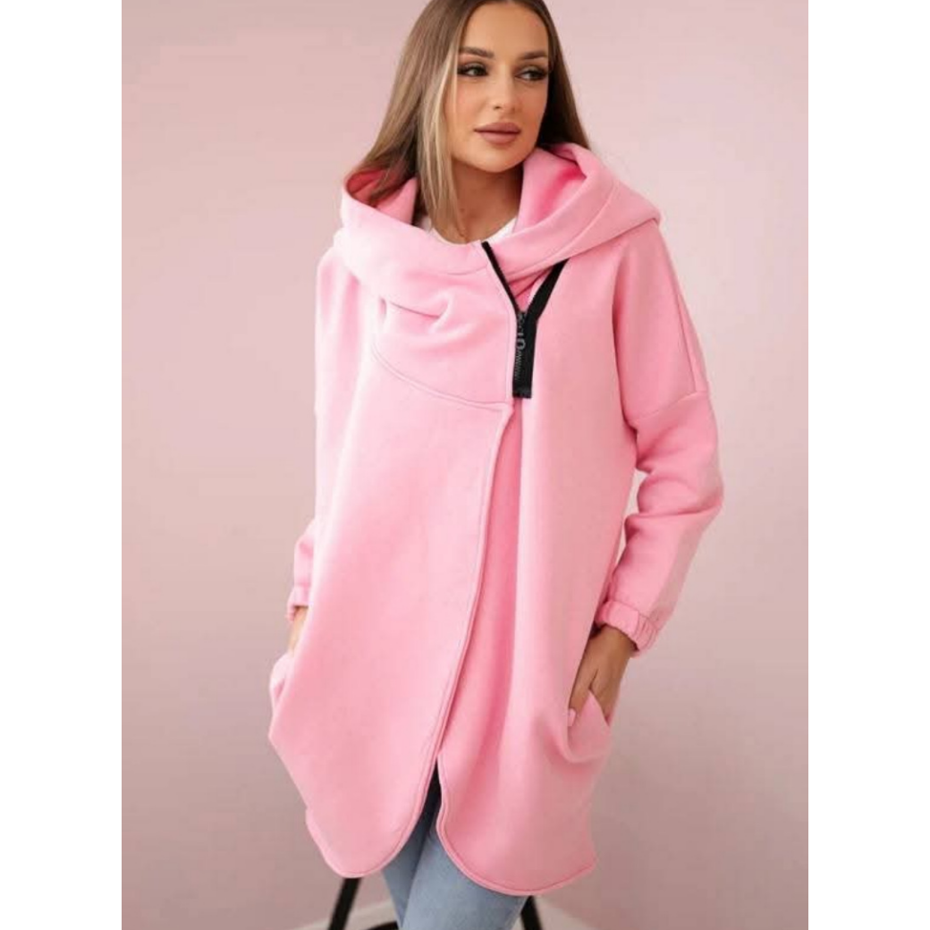 😍 (S-4XL) 🌼 Moteriškas didelis storas džemperis su gobtuvu-LT