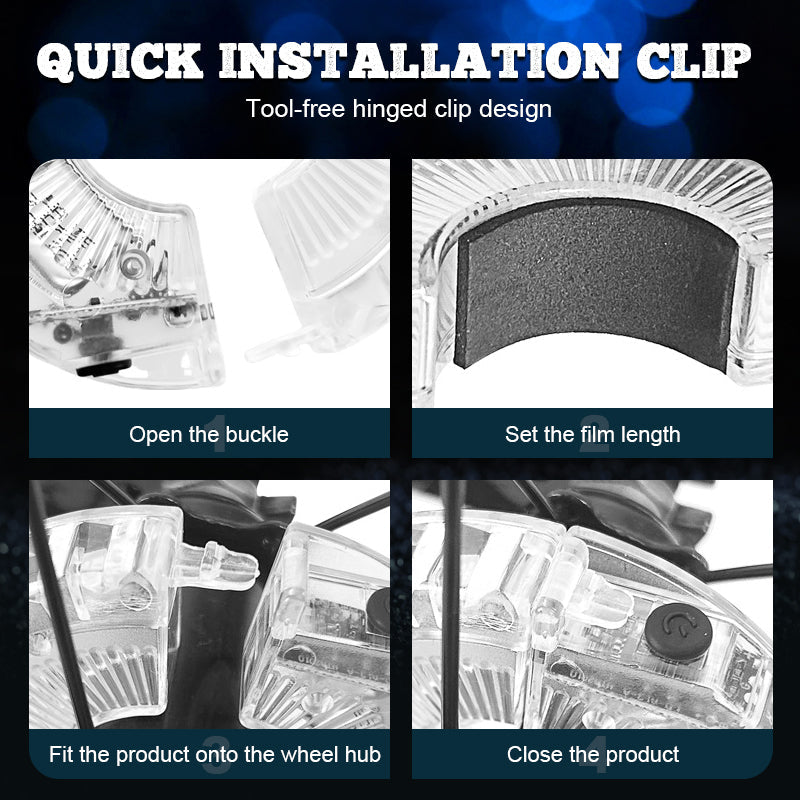 🌈 Luz colorida para buje de bicicleta 🚴‍♂️💡-ES