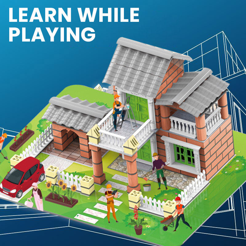 🏠 Συναρμολογούμενο μίνι κιτ κατασκευής κτιρίου-GR