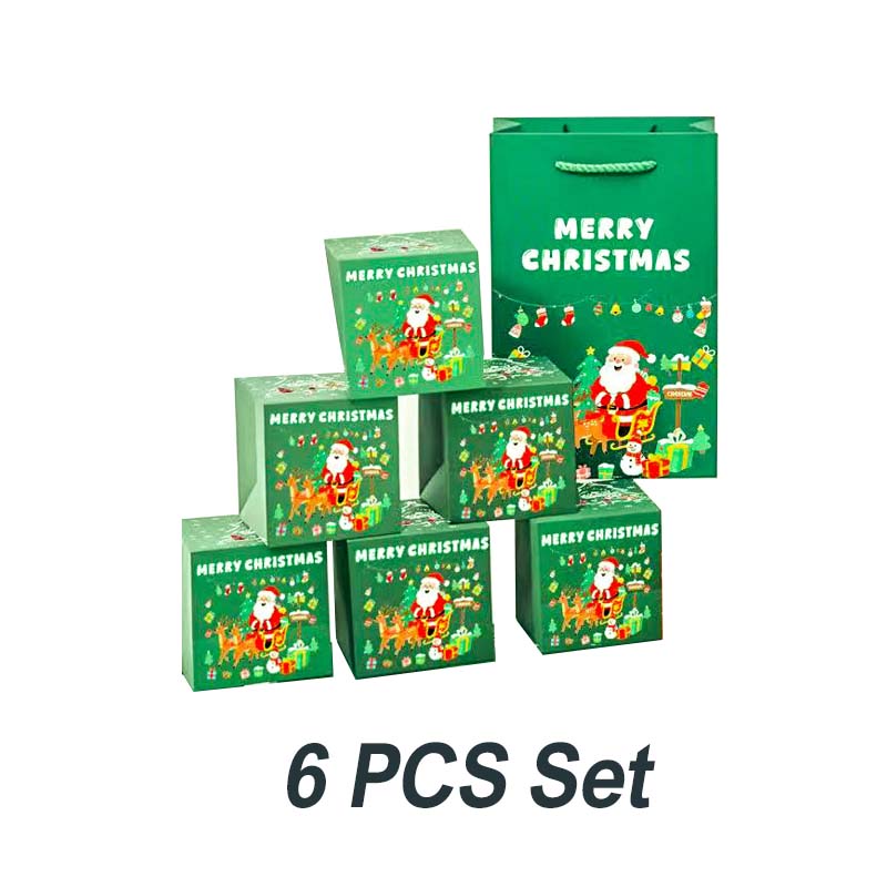 🎅 Caja de regalo navideña plegable única 🎄✨-ES