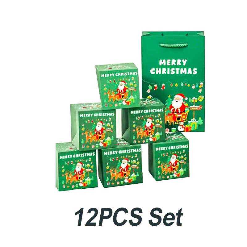 🎅 Caja de regalo navideña plegable única 🎄✨-ES