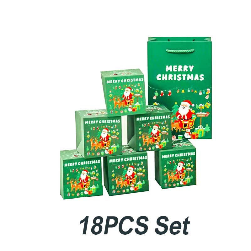 🎅 Caja de regalo navideña plegable única 🎄✨-ES