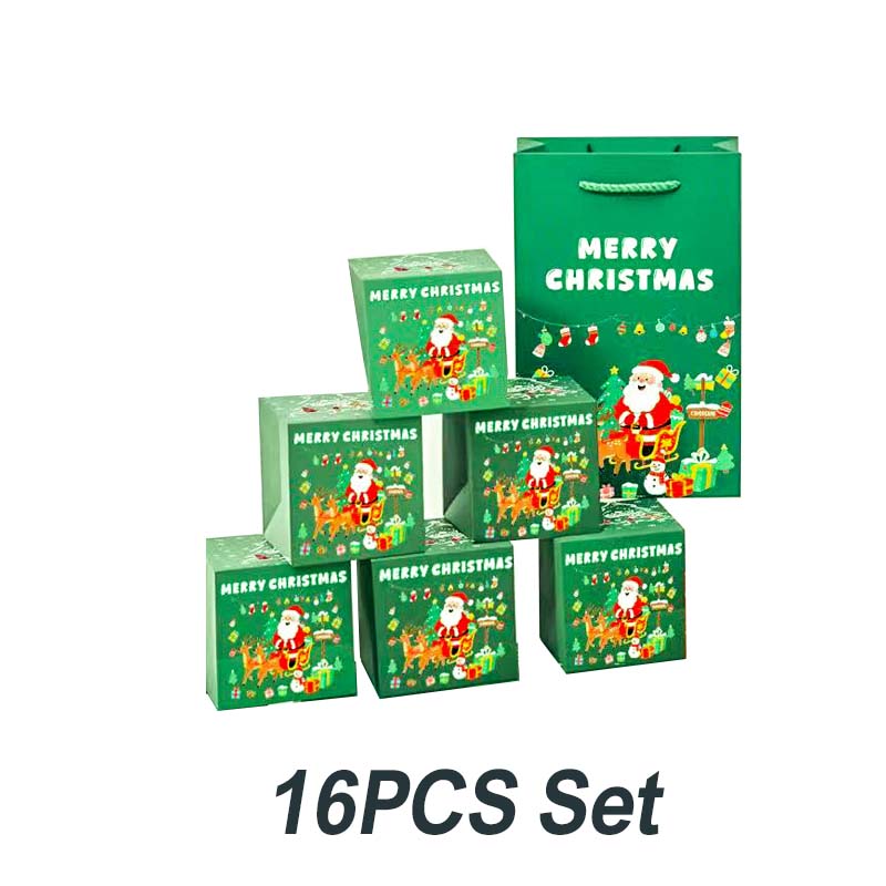 🎅 Caja de regalo navideña plegable única 🎄✨-ES