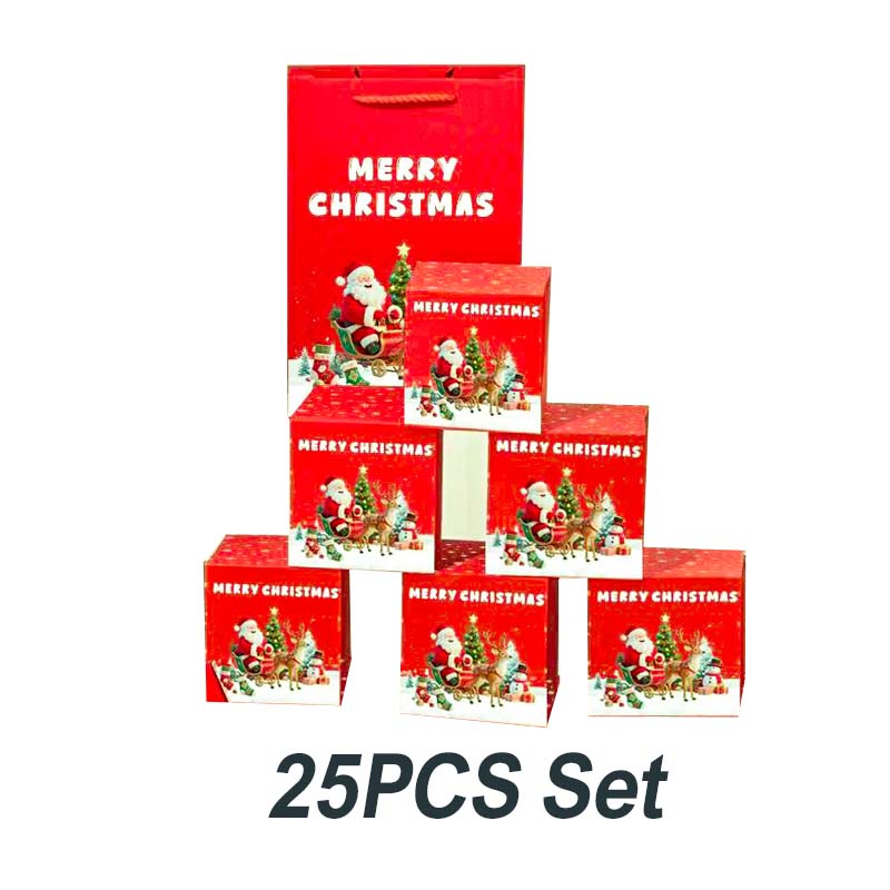 🎅 Caja de regalo navideña plegable única 🎄✨-ES