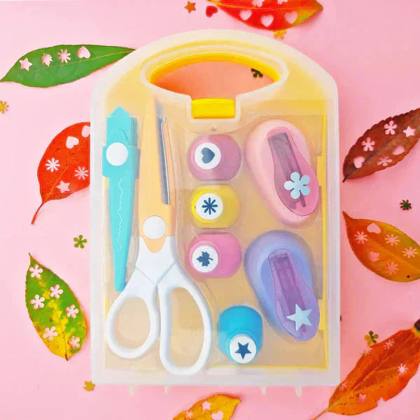 Kit de manualidades creativas para niños con perforadora-ES