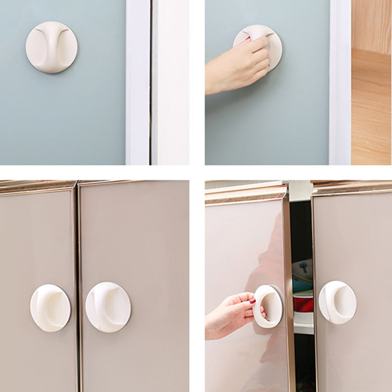 🏠Manillas de puerta redondas, autoadhesivas y duraderas❤️-ES