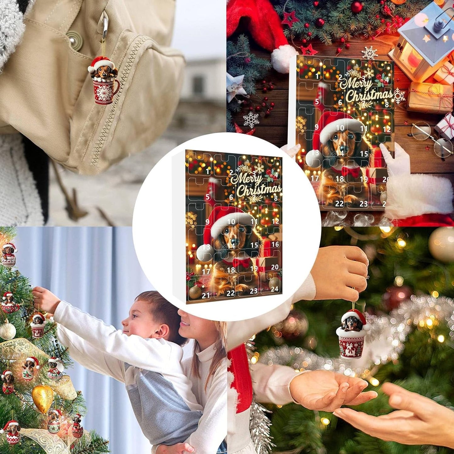 🎅Calendario de Adviento de Perros Salchicha Navideños 2025-ES