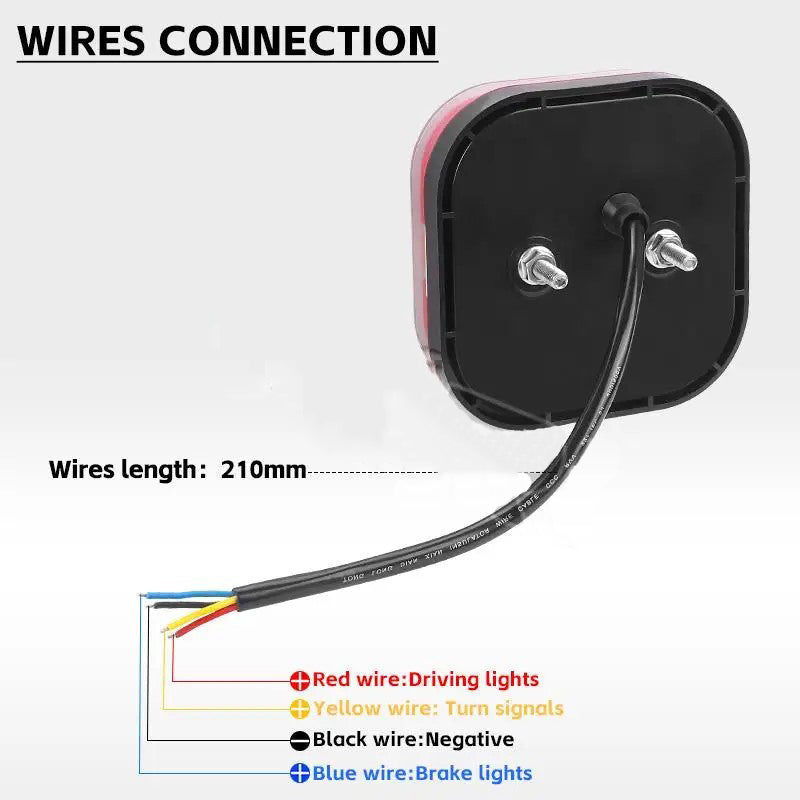 Par močnih zadnjih LED luči-SI