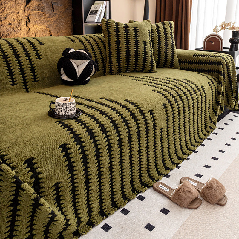 Funda de sofá de felpa suave y antideslizante-ES