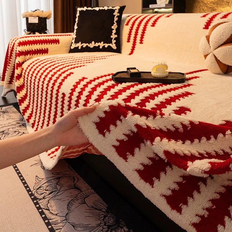 Funda de sofá de felpa suave y antideslizante-ES