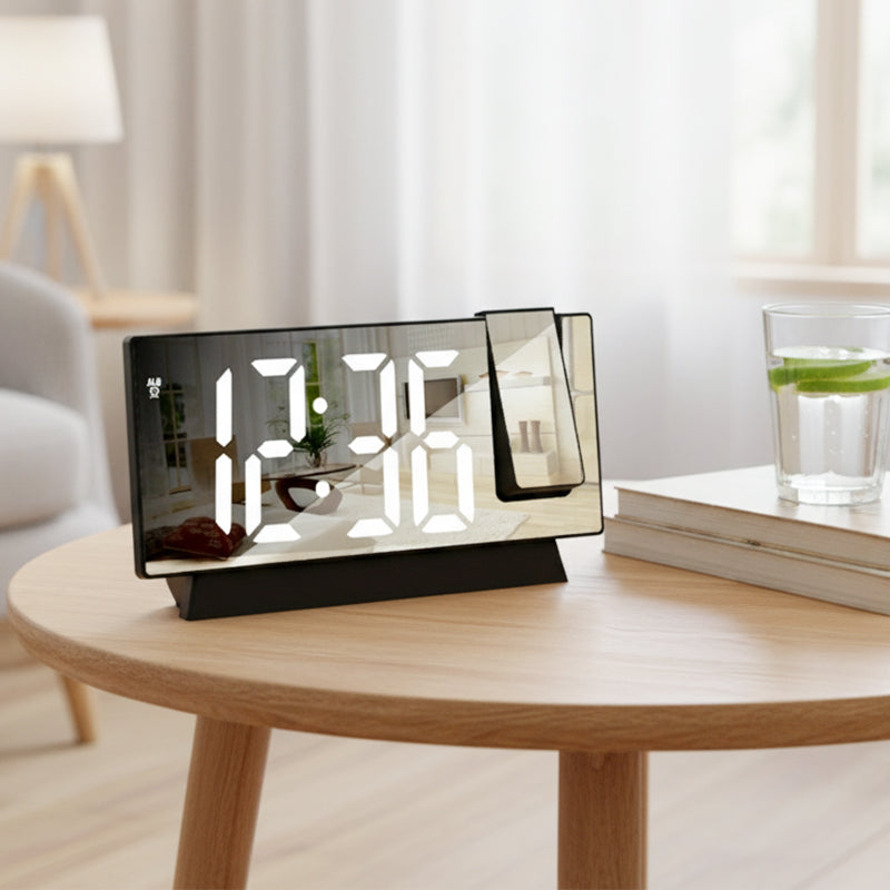 🔥Ξυπνητήρι με οθόνη LED με καθρέφτη-GR