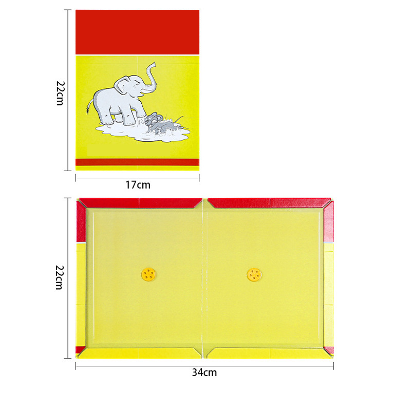 Zelo velike pasti za podgane z lepilom-SI