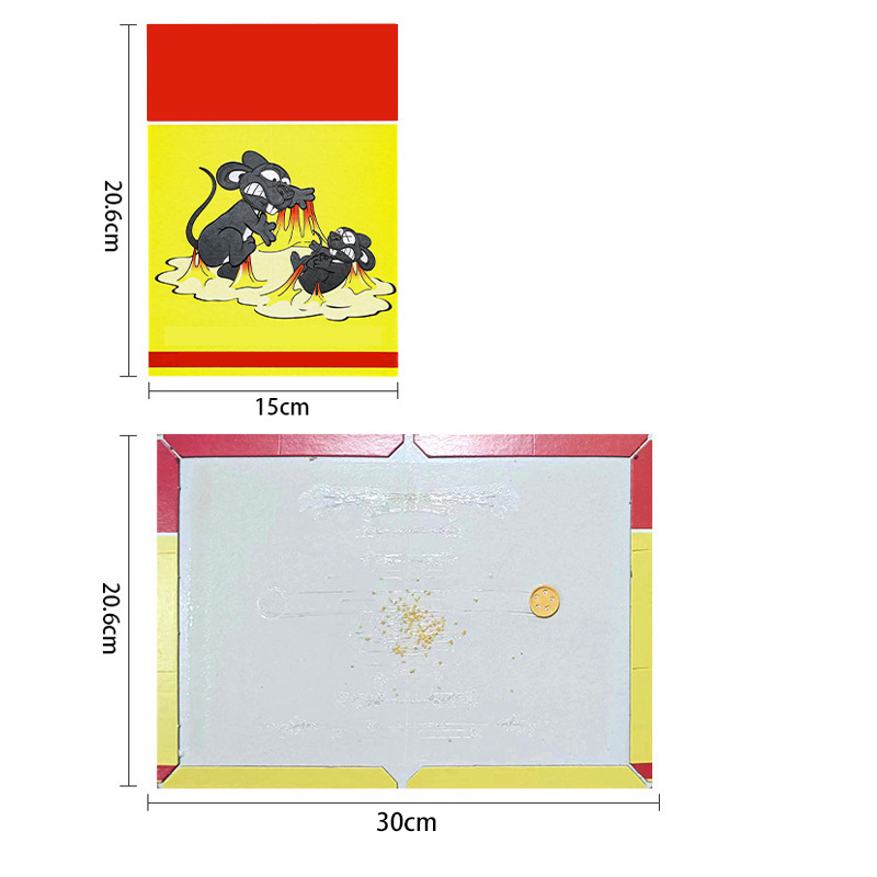 Zelo velike pasti za podgane z lepilom-SI