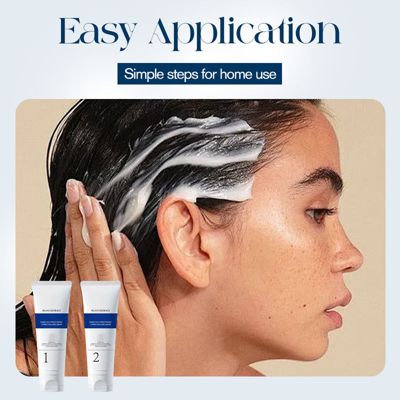 Kit de alisado capilar con corrección proteica-ES