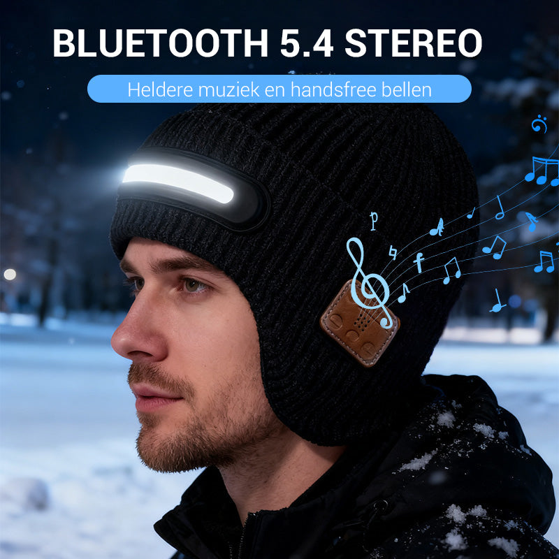 Įkraunama LED kepurė su „Bluetooth“-LT