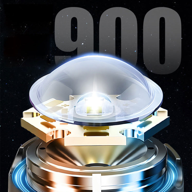 LED žibintuvėlis su stipria šviesa ir ištraukiamu korpusu-LT