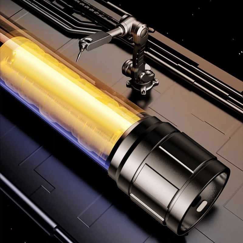 LED žibintuvėlis su stipria šviesa ir ištraukiamu korpusu-LT