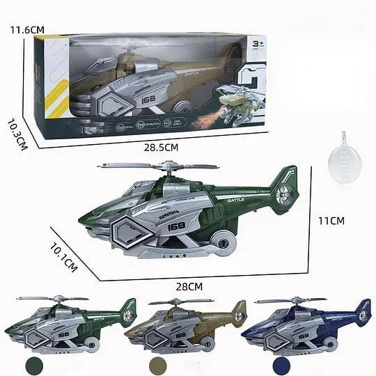 Gran oferta de helicóptero de dinosaurio transformable con LED-ES