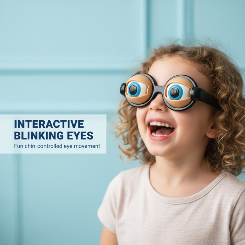 🔥Oferta Navideña – ¡50% de Descuento! 🏆⚡ Oferta Flash💥 Gafas Divertidas con Ojos Guiñando el Ojo-ES