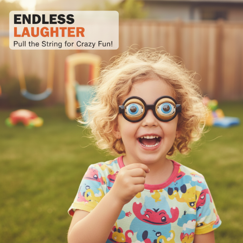 🔥Oferta Navideña – ¡50% de Descuento! 🏆⚡ Oferta Flash💥 Gafas Divertidas con Ojos Guiñando el Ojo-ES