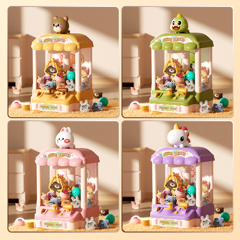 🎮 Simpático juguete infantil con forma de animalito, muñecos y cápsulas | ¡Diversión para toda la familia! 🐻✨-ES