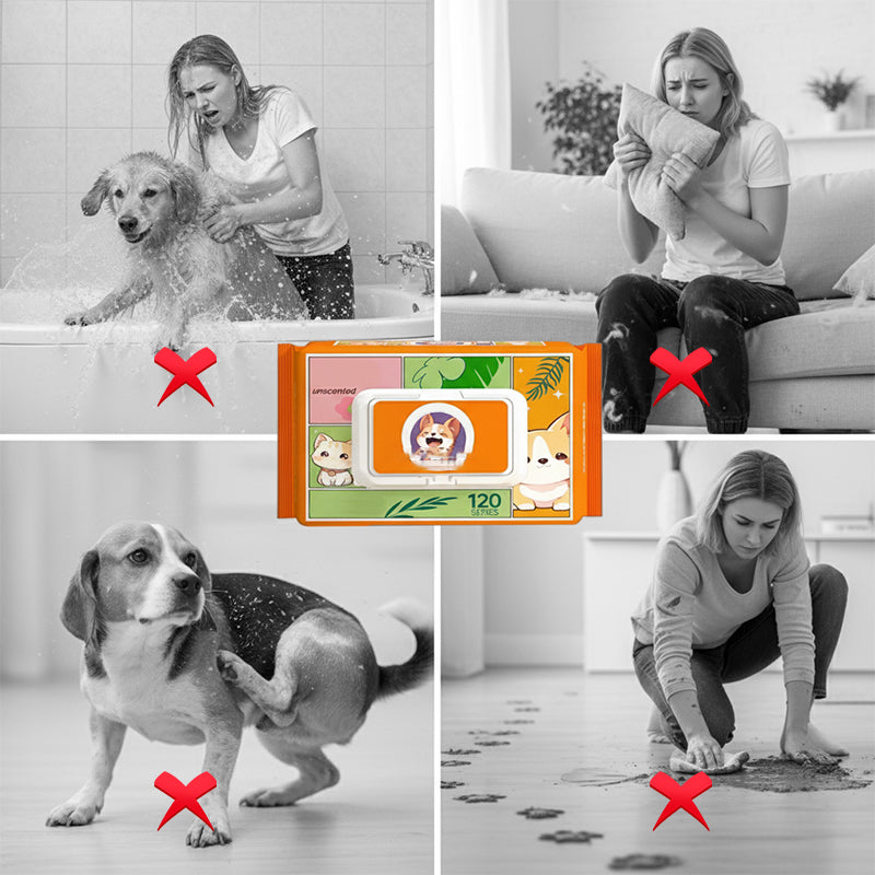 🐱Rokavice za nego hišnih ljubljenčkov, izpiranje ni potrebno🐶-SI