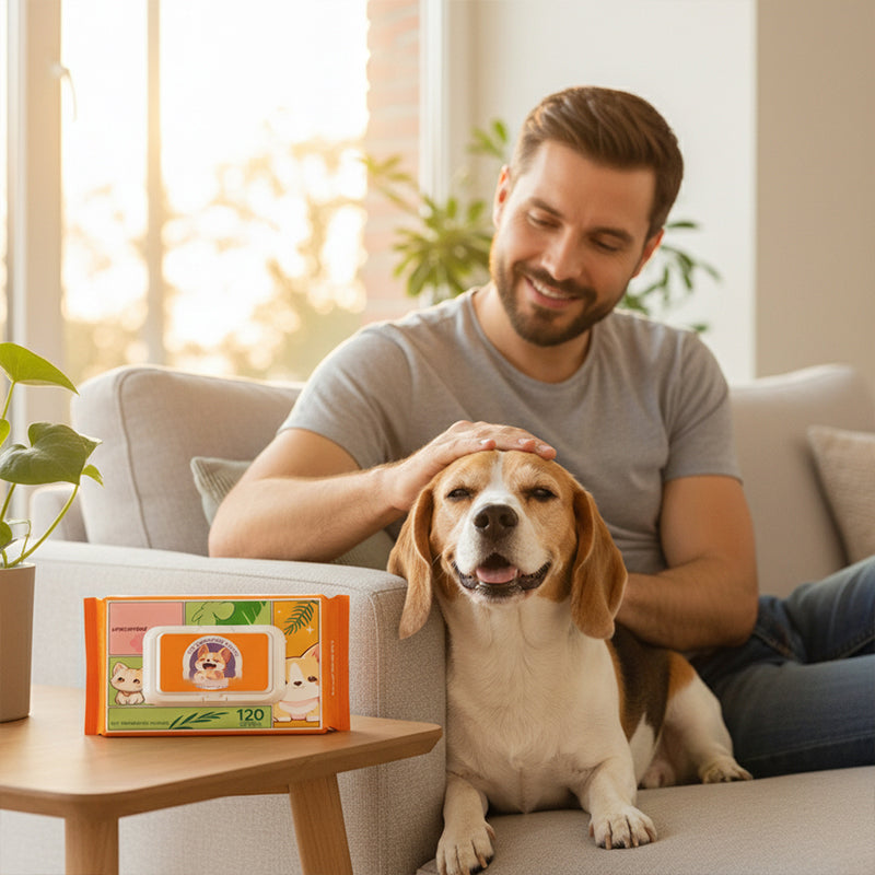 🐱Rokavice za nego hišnih ljubljenčkov, izpiranje ni potrebno🐶-SI