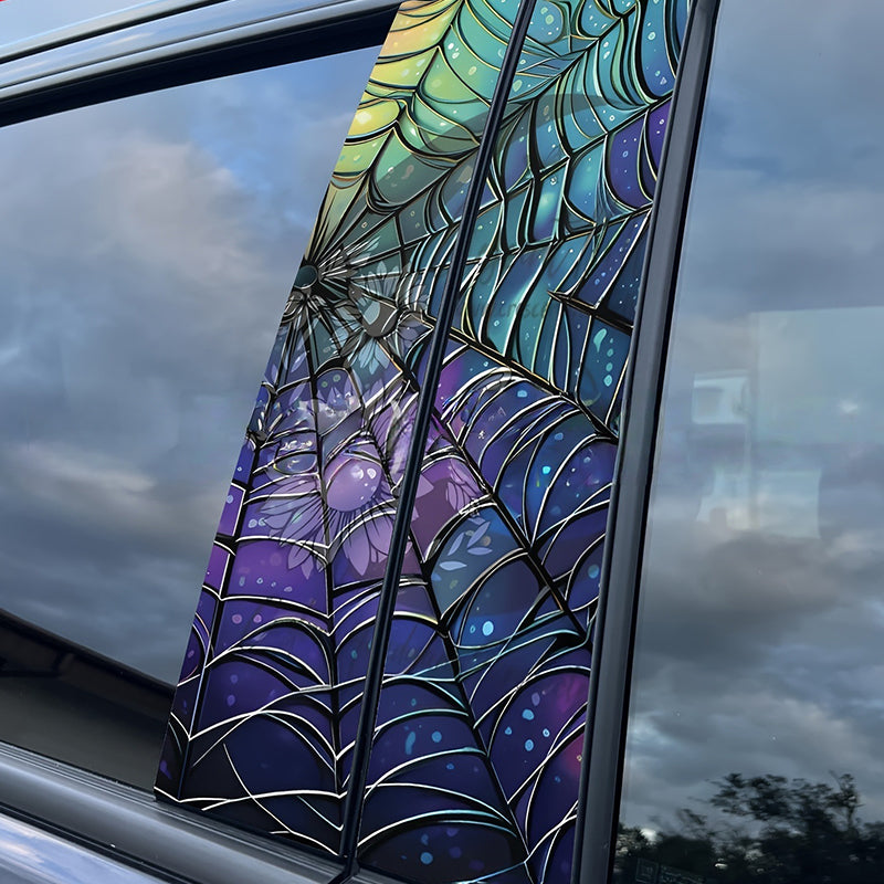 Un juego de pegatinas decorativas para los pilares B de tu coche-ES