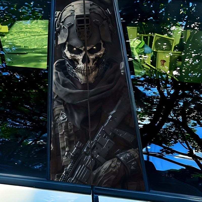 Un juego de pegatinas decorativas para los pilares B de tu coche-ES